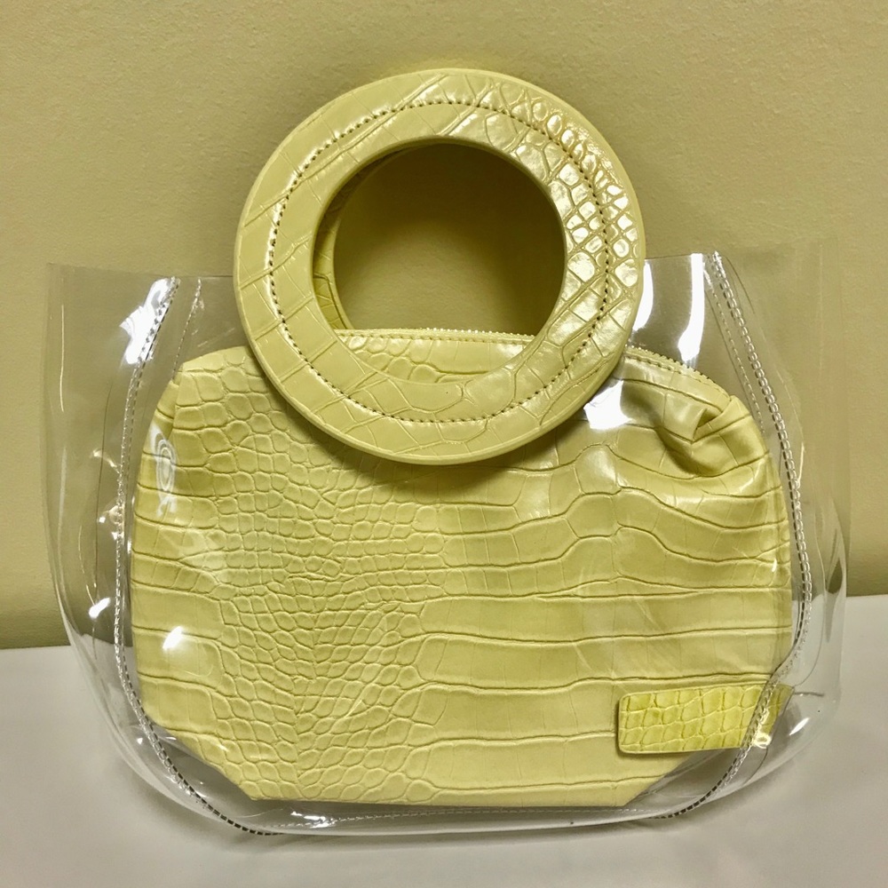 Barabum Classy Retro Waterproof Clear Handbag